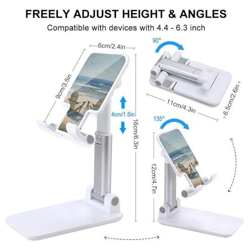 Support de téléphone portable réglable finitions soignées design plage