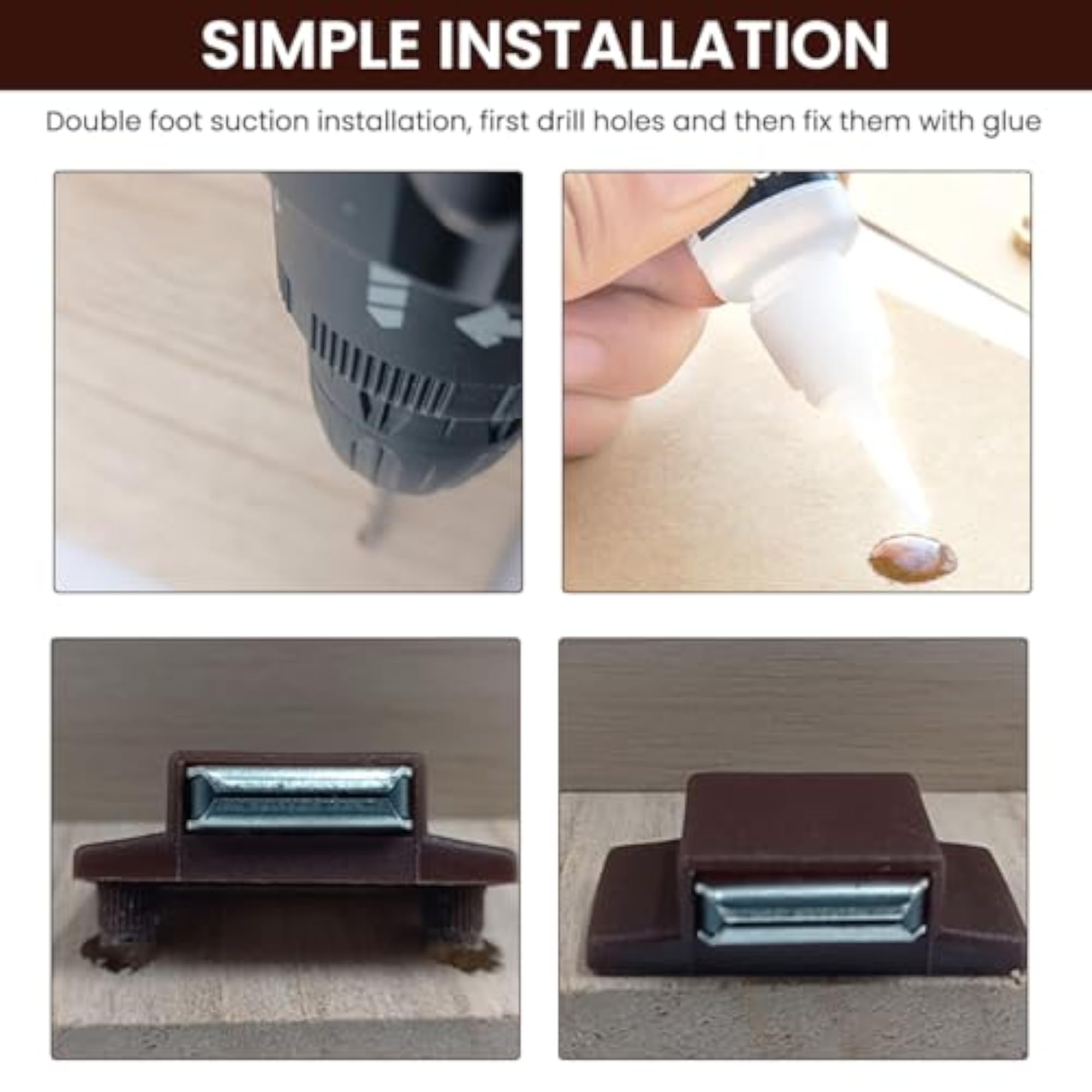 12Pcs Door Catches for Cabinets, Cupboards, and Drawers