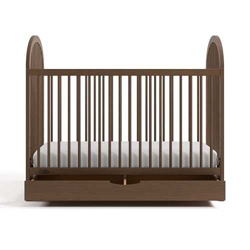 Graco Olivia 3-in-1 Convertible Crib with Drawer (Hazelnut) – Converts from Baby Crib to Toddler Bed and Daybed, GREENGUARD Gold Certified, Baby Safety Alliance Verified, Easy Assembly - image 7