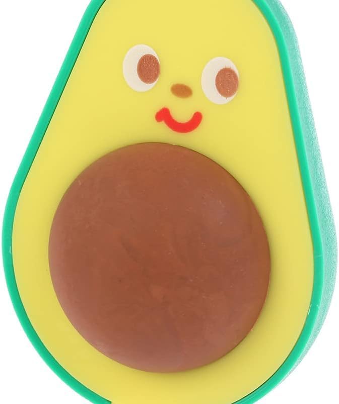 Miniatura 6 de 1 sacapuntas de aguacate lindo borrador de goma para niños, papelería para estudiantes u oficinistas, recompensas y premios de clase, caja de