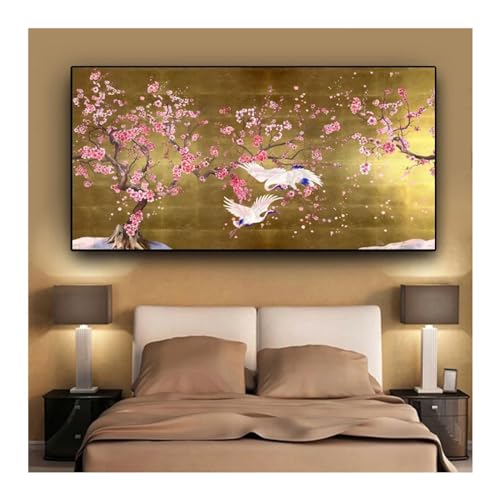 Affiche style chinois grue pour créer un salon zen et élégant