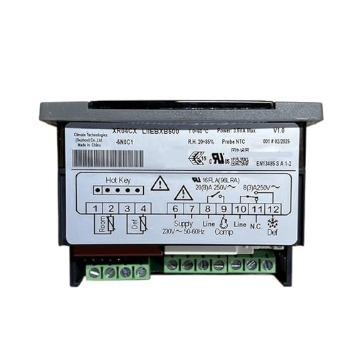 Régulateur de température XR04CX-5N0C1 double sortie sonde incluse - 4