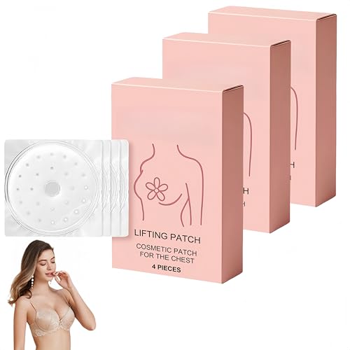 Productos para el cuidado diario femenino: Parche reafirmante y reafirmante, parches para el aumento de senos, piel suave y nutritiva, fácil de usar, adecuado para el cuidado diario (3Piezas)