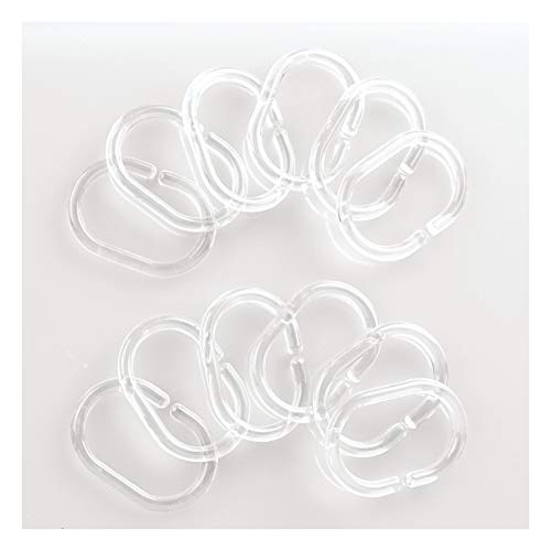 IDesign Basic Anelli tenda doccia, Supporti per