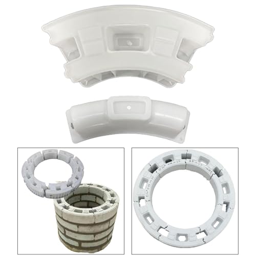 Modèle en blocs de béton léger et circulaire pour montage DIY - 7