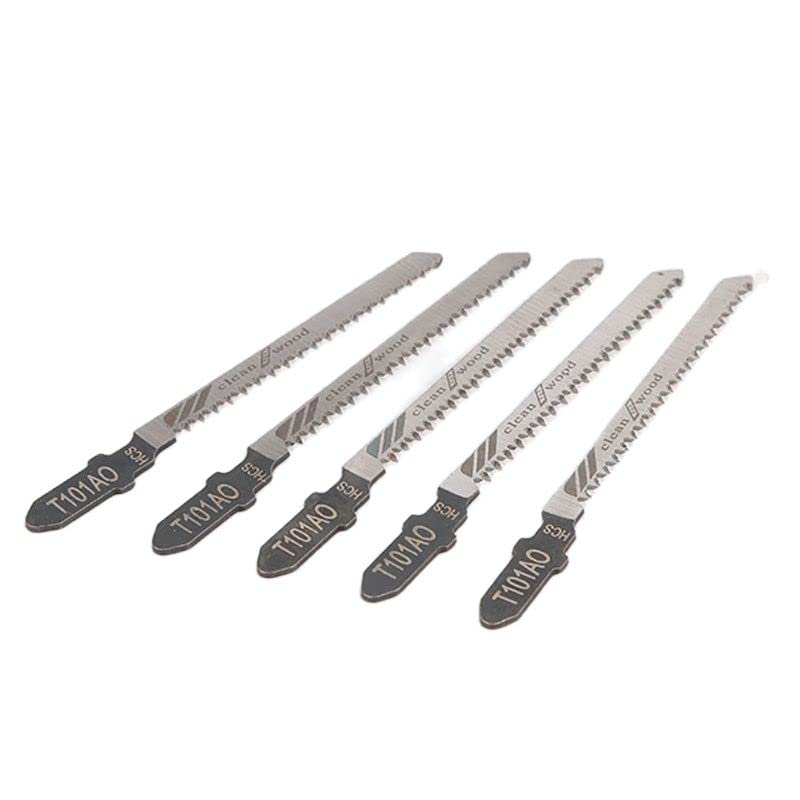 Spare Part for HCS T-Shank Jigsaw Blades for Plastic Wooorking Tools Saw Set - (Color: T101BRXT101AO(20pcs))