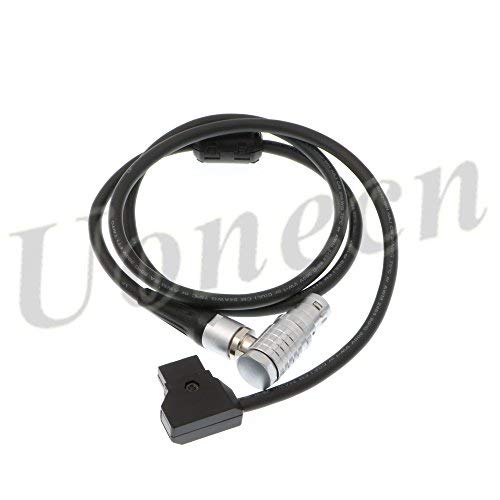 Uonecn Right Angle 8 pin Female Power Cable Dtap Plug for ARRI Alexa Mini Camera