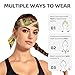 Sports Head Tie Rectangle Peace Sign Graffiti All You Need is Love Tie Sweatband Headband Men Women Bandana Adjustable Non-Slip Moisture Wicking for Running Football Yoga Workout Athletic Hair Ninja