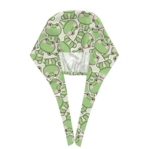 Image of Adjustable Working Cap Breathable Unisex Women Men Elastic Bandage Tie Back Hats Scrub Nursing Doctor Surgeon Cap