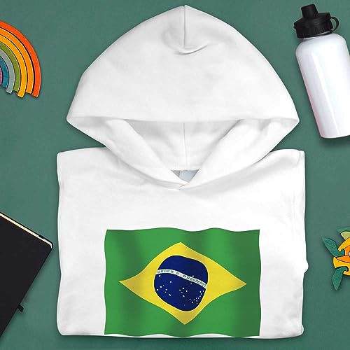 Azeeda 'Waving Brazil Flag' Children's Hoodie/Hooded Sweater (KO041178)3