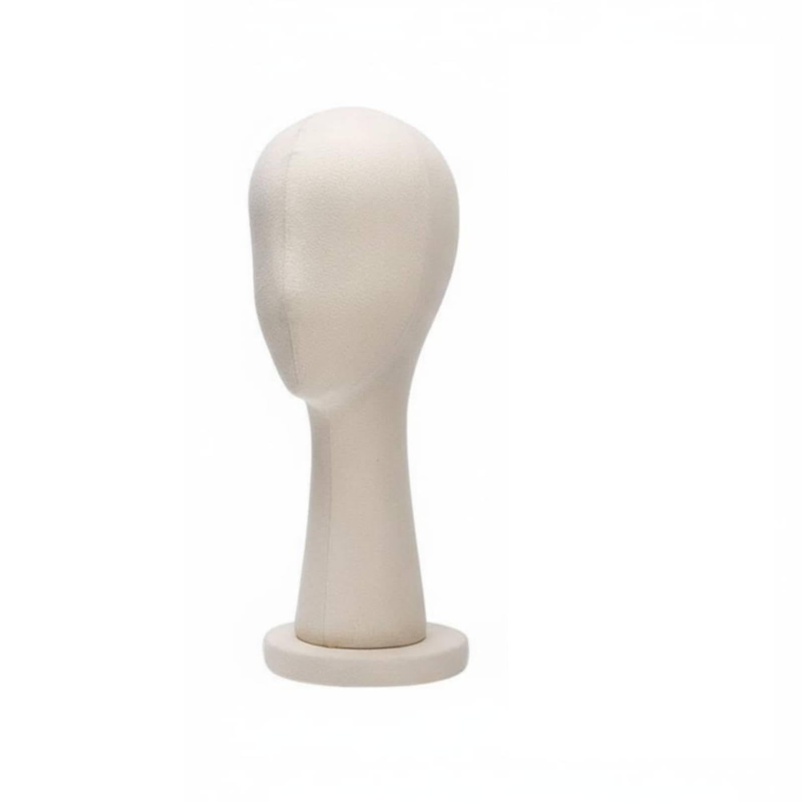 Hairpiece Display Head Multi-Functional Hairpiece Display Stand Stable Base Mannequin Head with Shoulders for Retailers, Boutique Owners, Store Window Linen Dt010-image-33