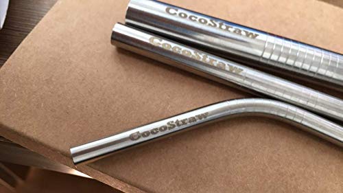 Rawnori STARBXSTRAW1 Stainless Steel Grande Replacement Straw Cold Cup To-Go Reusable Drink Straws Non-Plastic"Green" Eco Friendly Cocostraw Brand thumb #6