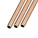 METALLIXITY Copper Tube (10mm OD x 1mm Wall T x 300mm L) 3Pcs, Straight Tubing - for Home Furnishing, Machinery, DIY Handicraft