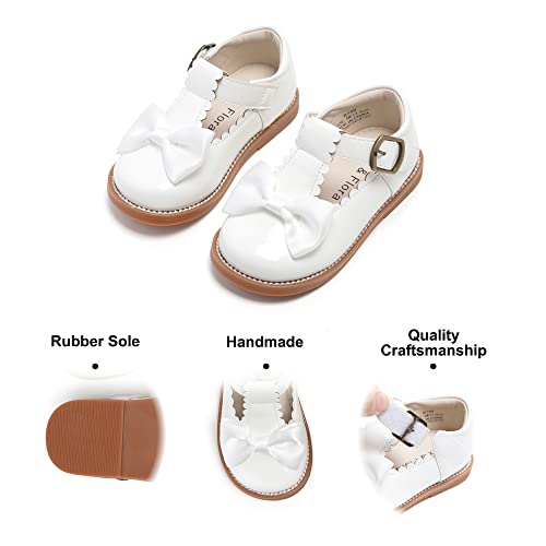 Image of Felix & Flora Toddler Little Girl Mary Jane Dress Shoes - Ballet Flats for Girl Party School Shoes