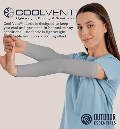 Image of UV Sun Protection Arm Sleeves - UPF 50 Cooling Compression Sleeves for Men & Women - Arm Cover /Protector for Basketball, Voleyball, Golf, Baseball, Football, Running, Cycling & Other Outdoor Sports