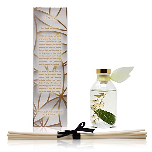 Lovspa Japanese Honeysuckle Reed Diffuser Set - Scented Stick Room Freshener - Made In The Usa #TOP1