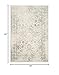 SAFAVIEH Area Rug 8x10 - Adirondack Collection - Large - Ivory & Silver, Distressed Vintage Floral Design, Non-Shedding & Easy to Clean, Ideal for Living Room, Bedroom, Dining Space (ADR109C)