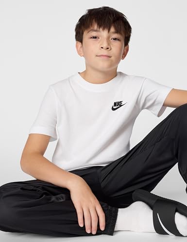 Nike K NSW tee EMB Futura Lbr - Camiseta Unisex para niño
