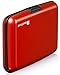 GreatShield RFID Blocking Wallet [8 Slots | Aluminum] Portable Travel Identity ID / Credit Card Safe Protection Card Holder Hard Case for Men and Women (Red)