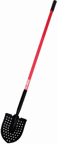 Bully Tools 14-Gauge Mud Shovel, Steel Body, 58" Fiberglass Handle