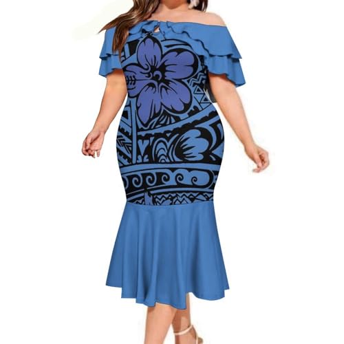tongan formal dress Amazon.com: Polynesian Dress Custom Off-The-Shoulder Long Dress for Women  Tongan Ethnic Style Midi Party Fishtail Dress : Clothing, Shoes & Jewelry