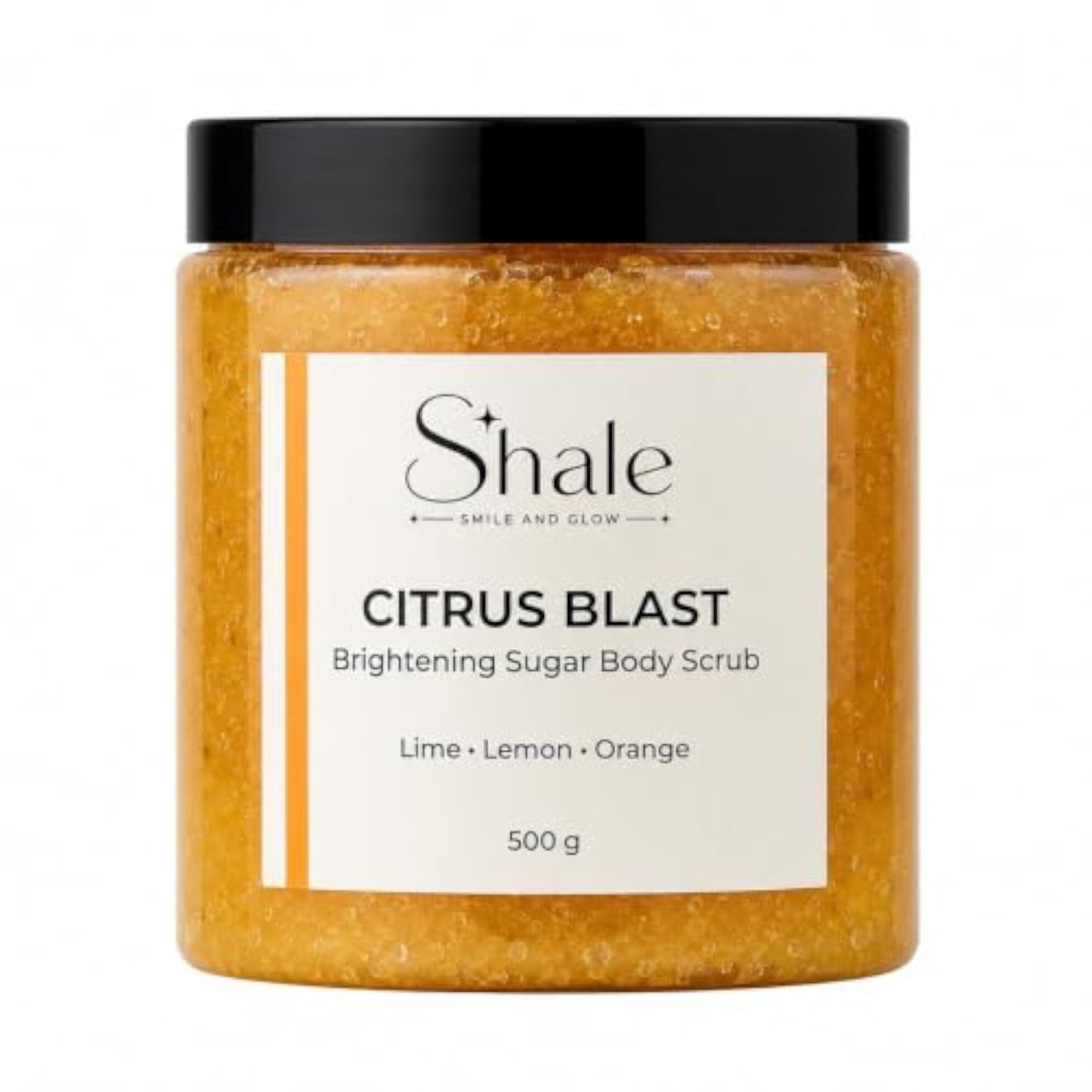 Shale Cosmo Citrus Blast Brightening Sugar Body Scrub, 500g