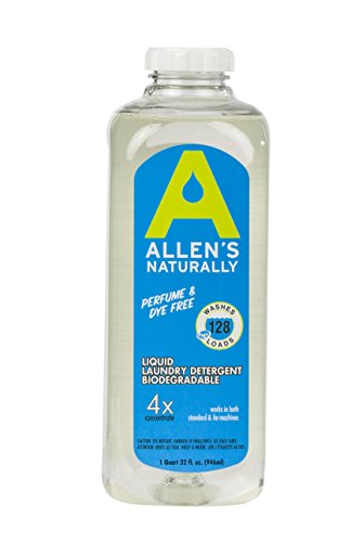 Allens Naturally Liquid Soap Laundry Detergent 1 Quart/ 32 Fl Oz/ 946 Ml + Stink Out 1 Quart/ 32 Fl Oz./ 946 Ml + Dispensing Pump #TOP1