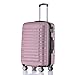 Produktbild Handgepäck Koffer Hartschalen Trolley Rollkoffer Reisekoffer Mit Schloss Und 4 Rollen Leichtgewicht ABS Koffer Hartschale Für Reisen - Pink- M(2088)
