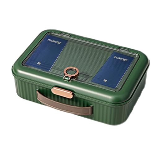 Carpeta archivadora de dinero, organizador de documentos portátil, almacenamiento seccional de archivos, diseño, fácil acceso, ideal para oficina, hogar y viajes, 37 x 25,5 x 11,5 cm