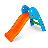 Escorregador Infantil 2 Degraus Parque Diversão Playground Dobrável Escorrega