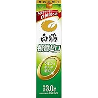 白鶴 サケパック 糖質ゼロ [ 日本酒 兵庫県 3000ml ]