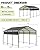 Greesum 10x15FT Metal Carport with Heavy Duty Frame and Galvanized Steel Roof, Vertical Carports with Side Support Rods, Canopy Shelter for Car, Pickup Trucks, Boats and Tractors, Party, Gray