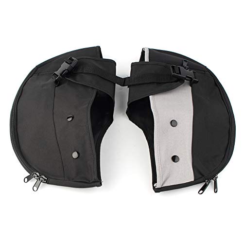 Cnonee1 Waterproof Nylon Soft Lower Chaps Motorcycle Saddle Bags for Harley For Sportster XL Iron 883 1200 48 2004-2018 miniatura 5
