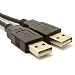 Produktbild Monbedos Stecker auf Stecker Line Datenkabel Ladekabel doppelt USB 2.0Kabel für Heizkrper Netzteil Auto MP3Schwarz