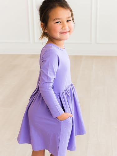 RuffleButts® Baby/Toddler Girls Knit Twirl Dress4