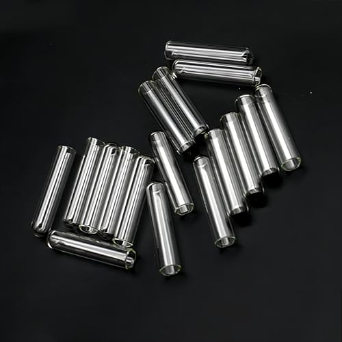 Tubo de fermentación Duchenne de vidrio borosilicato, 6x30 mm, para experimentos (50 uds)