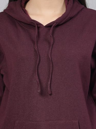 Image of Style Quotient Women Grey Hooded Oversized Sweatshirt