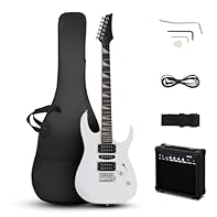 First choice for beginners Humbucker-single-humbucker pickup, suitable for various music styles 5 pick up adjustment, 5 Way Switch;1 x Volume;1 x Tone Tremolo Bridge System The neck double adjustment: Two - way adjustable neck Audio interface: 1/4" J...
