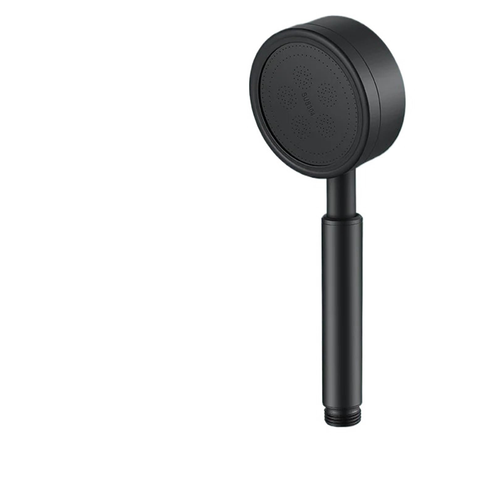 Weqyfdc Black Shower Head Shower Head Stainless Steel Bathroom Handheld High Pressure Water Saving Sprayer Nozzle Supercharged(Black)