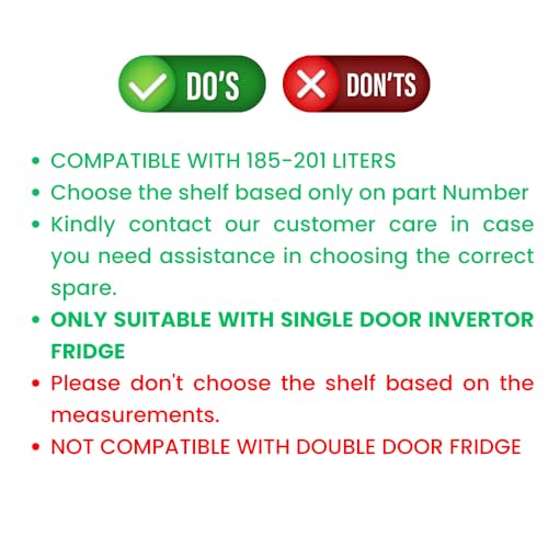 Image of Bottle Shelf compatible with LG Double Door Fridge Model GL-244GP /GL-242QL Fridge (Part Code 5004JF1004) (1)