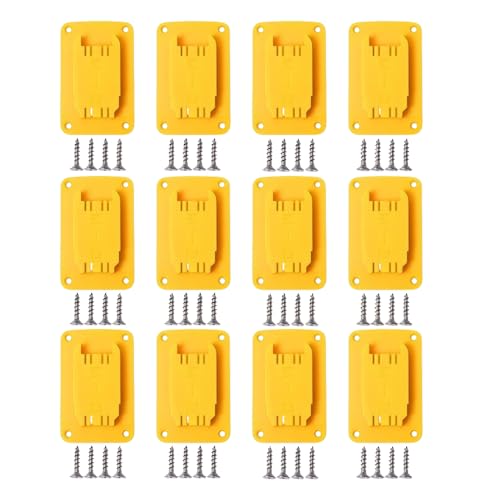 TRUSTLIONTEK Tool Holder Wall Mount 12 Packs Compatible with Dewalt 12V/20V Tools for M18 18V Tools