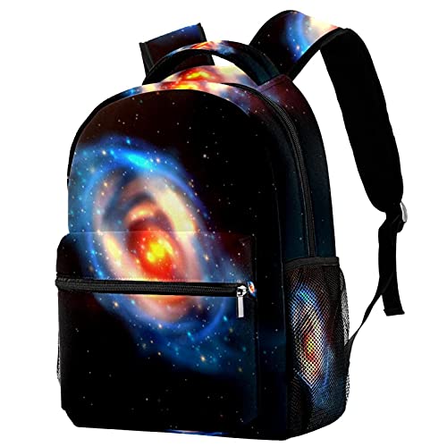Sac à dos Galaxy Starry Sky mignon et léger motif crabe