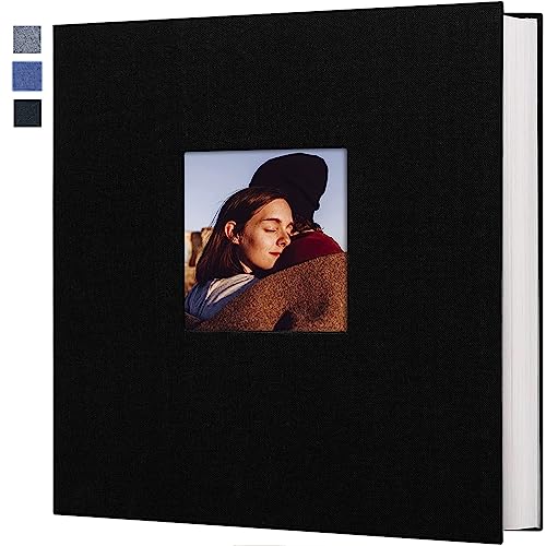 El Mejor Listado de Albumes para comprar online. 45 Álbum De Fotos Grande Album, Blanco Magnético DIY Álbum Recortes 40 Páginas para 27 x 28 cm, Fundas de Lino, Photo Scrapbook, Regalo de Aniversario para Parejas, Bodas, Familia...