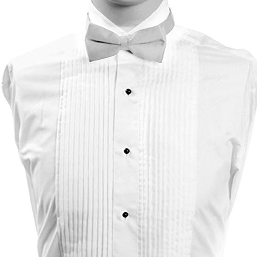 Silver Grey Satin Mens Bow Tie And Cummerbund Set For Formal Black Tie Tuxedo #TOP1