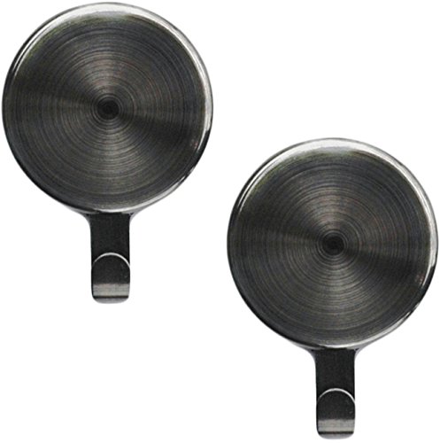 Attract Magnetic Wreath Hanger – 2-Pack, Brushed Nickel
