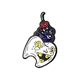 Tonsee Accessoire Inspirierte Brosche Cartoon niedlich Mode lustige Ausdruck kreative Öltropfen Brosche Brosche Mit Feder (A, One Size)