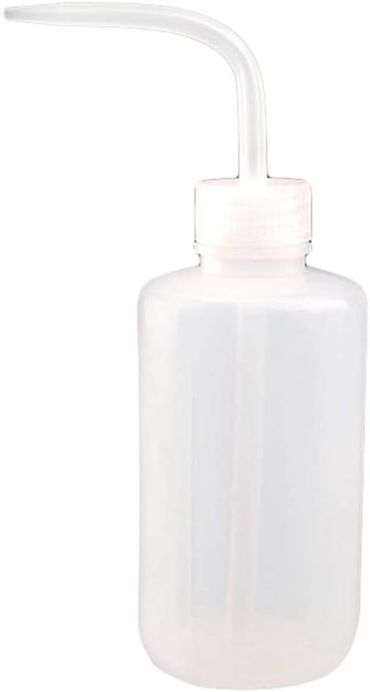 Bottle,Plant Flower Watering Squeeze Bottle,3 Pack Safety Wash Bottle With Narrow Mouth,500ml Plastic Economy Natural Squeeze Condiment Water Bottle Caps For Plant