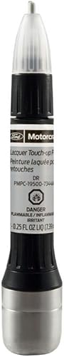 Ford Motorcraft PMPC-19500-7344A - Botella de pintura de retoque DR Avalanche Gray DR con capa transparente