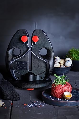 Foto von F. DICK Messerschärfer/Messerschleifer zum Durchziehen (spezielle Schärfstäbe, Standplatte mit Saugnapf, immer perfekter Winkel, manuelles einfaches Schärfen) Rapid Steel Action 9009200