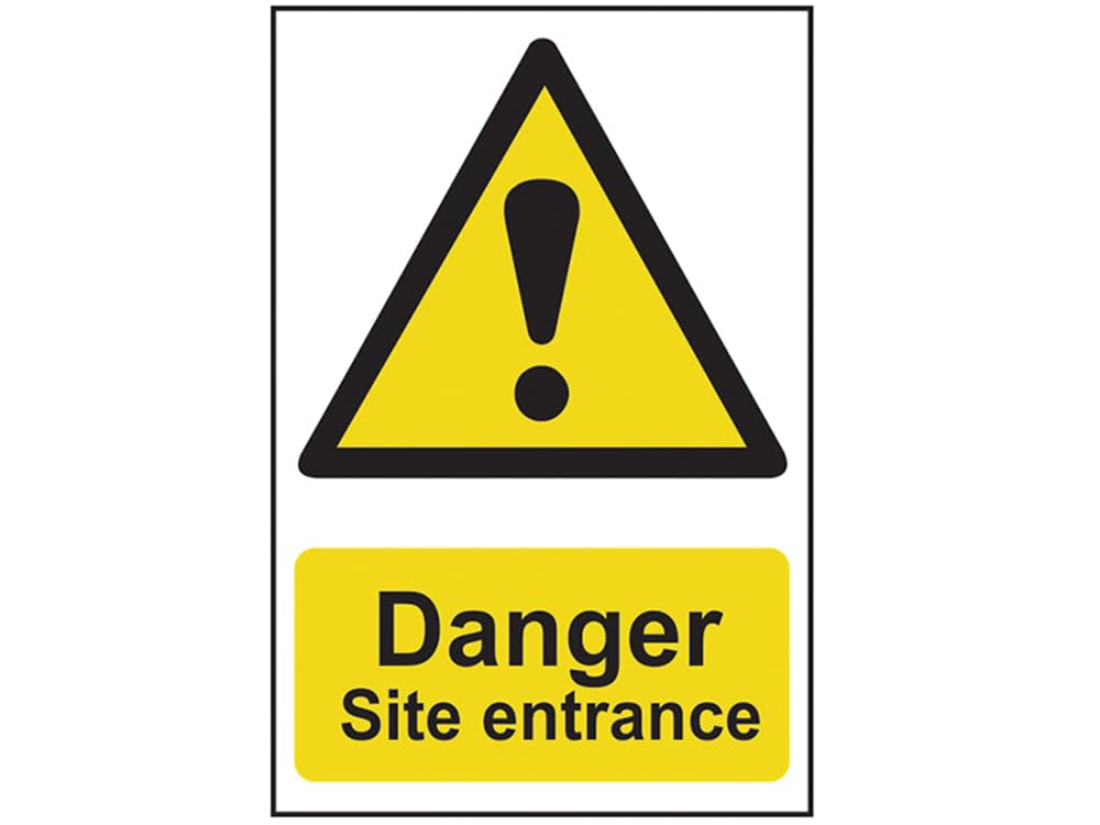 Spectrum I Green Danger Site Entrance Sign 400 X 600Mm